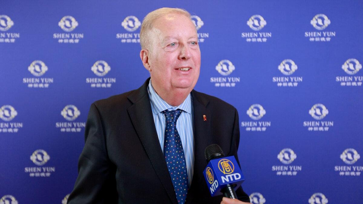 Antonio Martínez Pastor at the Shen Yun Performing Arts performance at Auditorio Víctor Villegas on March 28, 2026. (NTD)