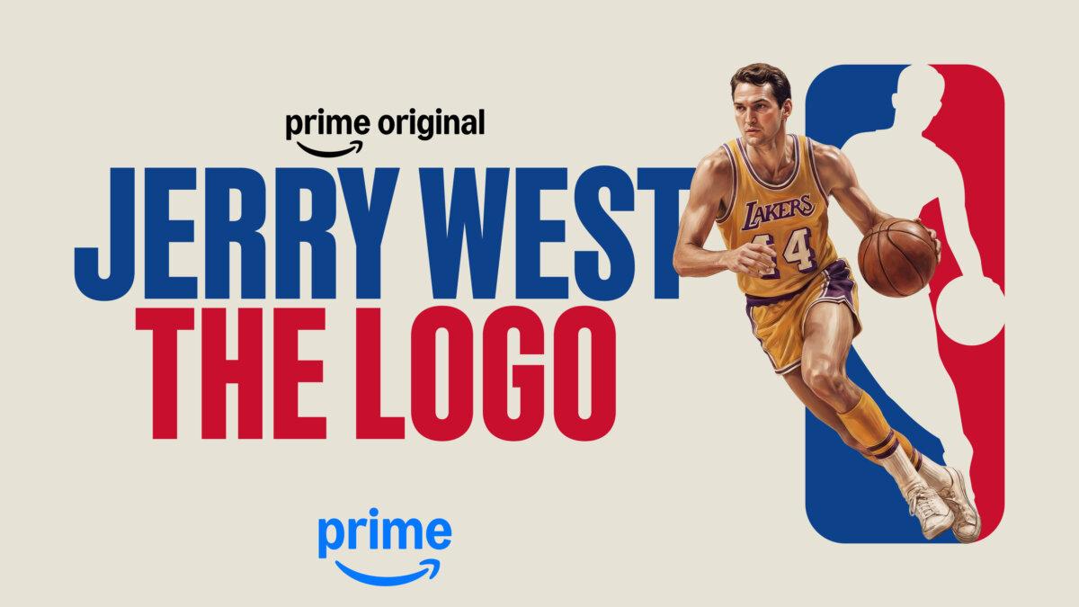 Media poster for "Jerry West: The Logo." (Prime)