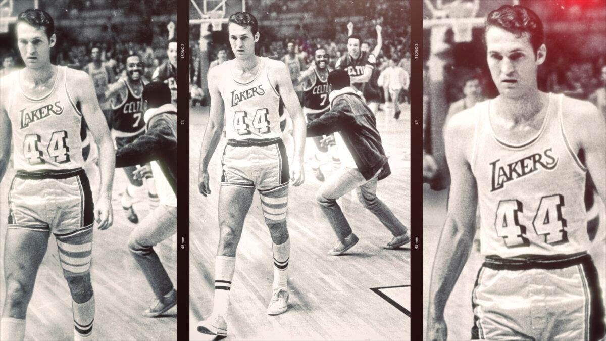 Jerry West during his years as a Los Angeles Laker. (Prime)