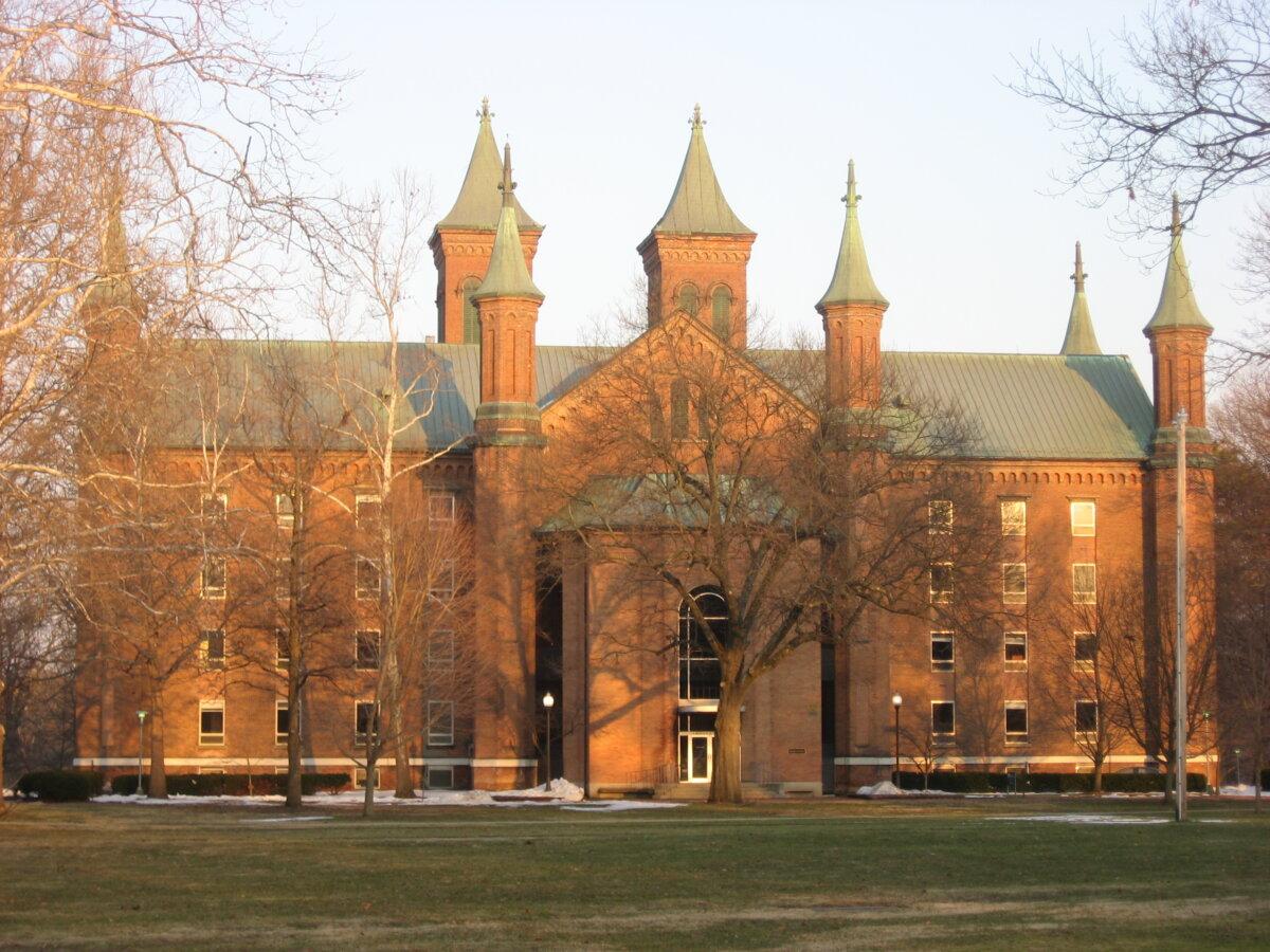 Antioch Hall, located on the campus of Antioch College in Yellow Springs, Ohio. (Public Domain)