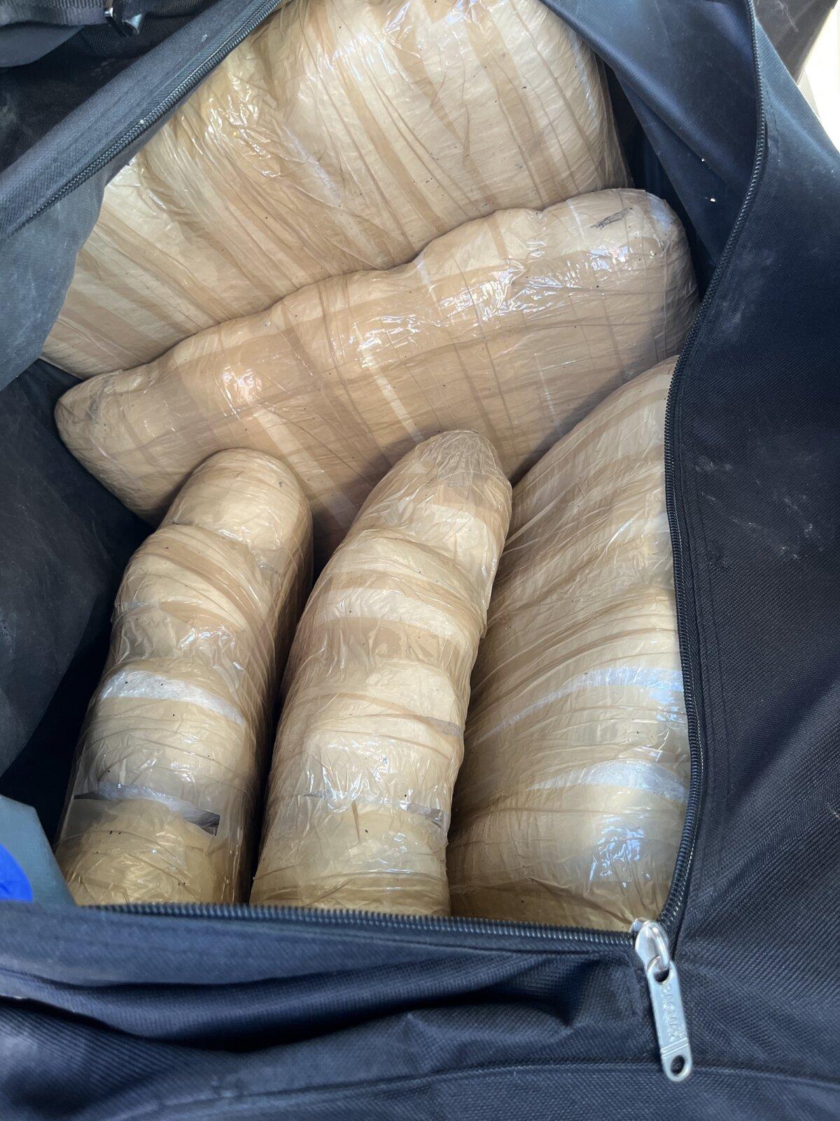 Arizona state troopers discovered an estimated 139 pounds of methamphetamine during a traffic stop on Interstate 10 on Dec. 8, 2025. (Courtesy of Arizona Department of Public Safety)