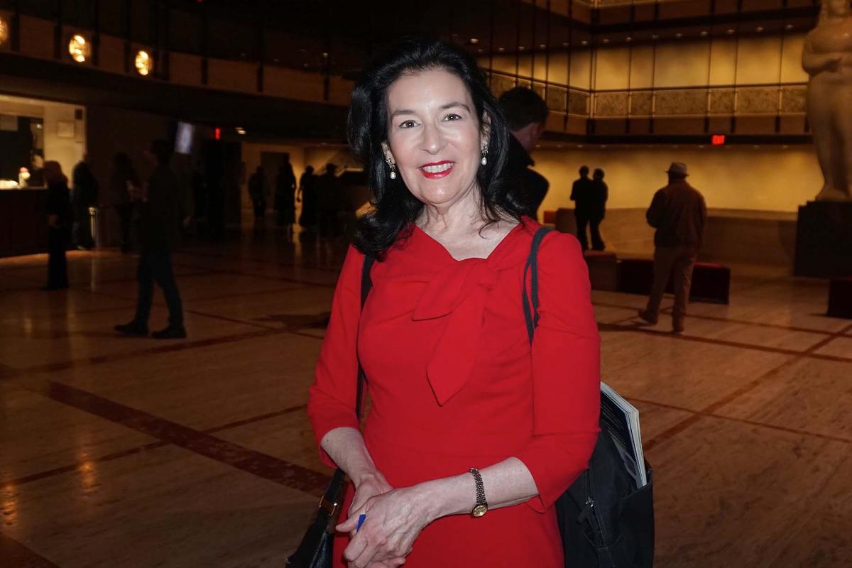 Rhonda Kaplan attends Shen Yun at Lincoln Center, New York, on April 10, 2026. (Weiyong Zhu/The Epoch Times)