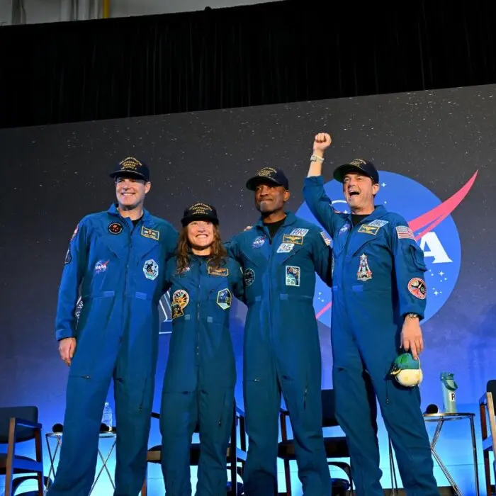 NASA Hosts Artemis II Crew Postflight News Conference