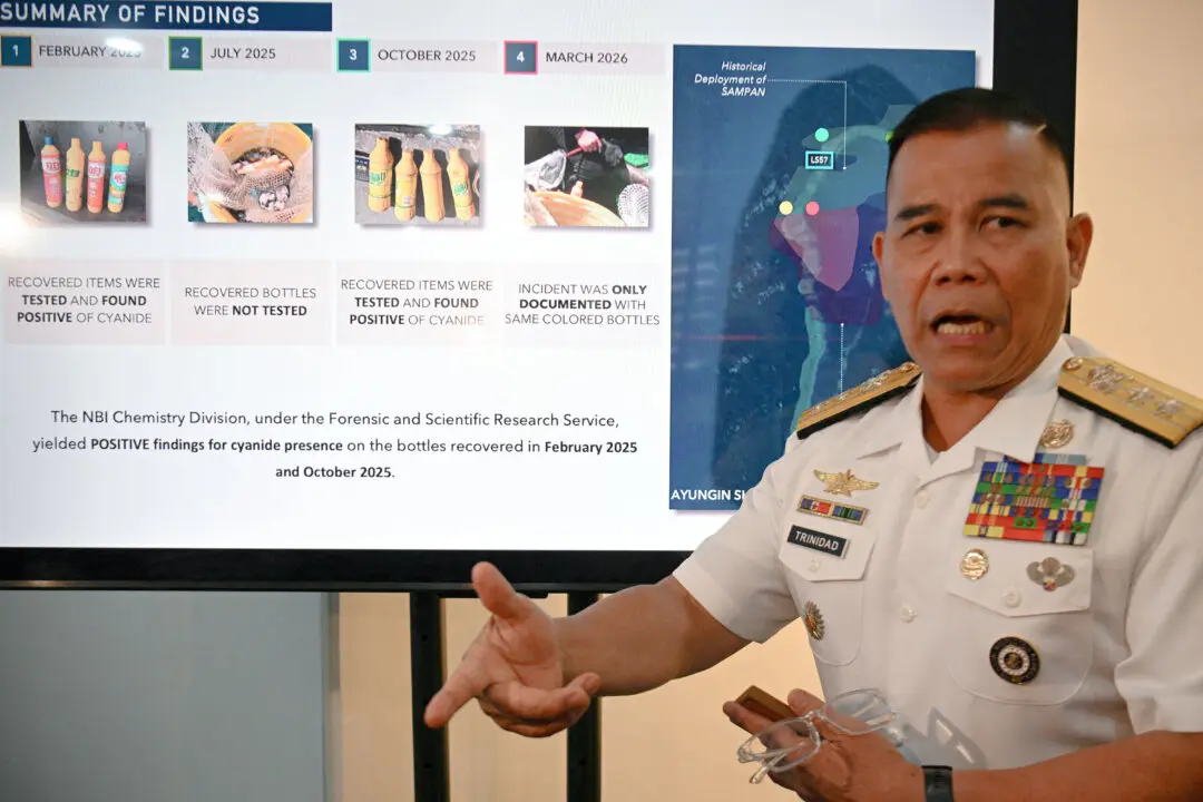 Chinese Regime Dumped Toxic Chemical in South China Sea, Manila Says