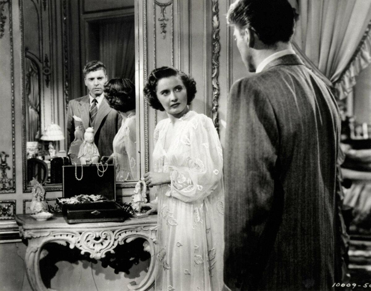 Leona Stevenson (Barbara Stanwyck) and Henry Stevenson (Burt Lancaster), in "Sorry, Wrong Number." (Paramount Pictures)