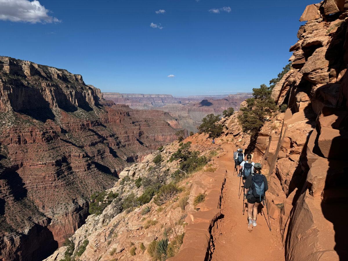 Hiking the supremely scenic South Kaibab Trail. (Lori Rackl/TNS)