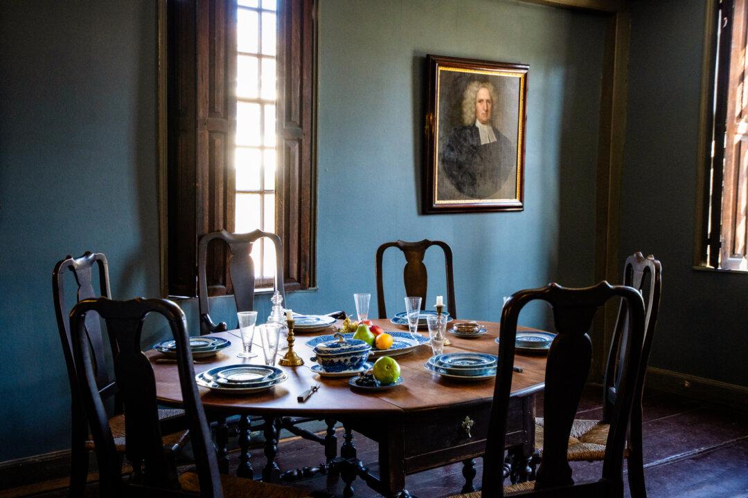 The Hancock-Clarke House in Lexington, Mass., on April 9, 2026. John Hancock and Samuel Adams were staying at the house, which was the home of Rev. Jonas Clarke, when Paul Revere arrived with his warning. (Samira Bouaou/The Epoch Times)