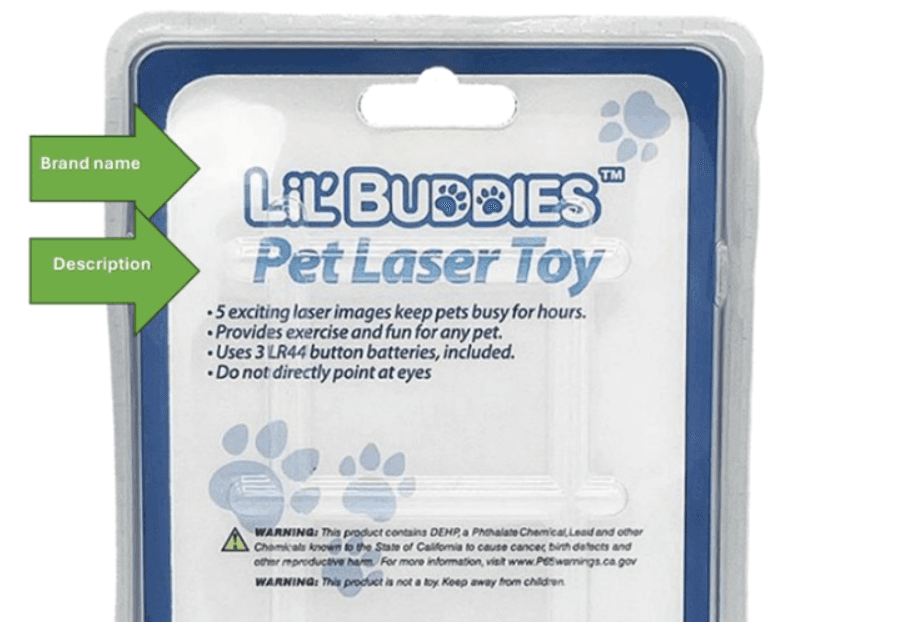 The Consumer Product Safety Commission recalled 51,160 packages of the Lil' Buddies Pet Laser Toy made by JC Sales on April 16. (JC Sales)