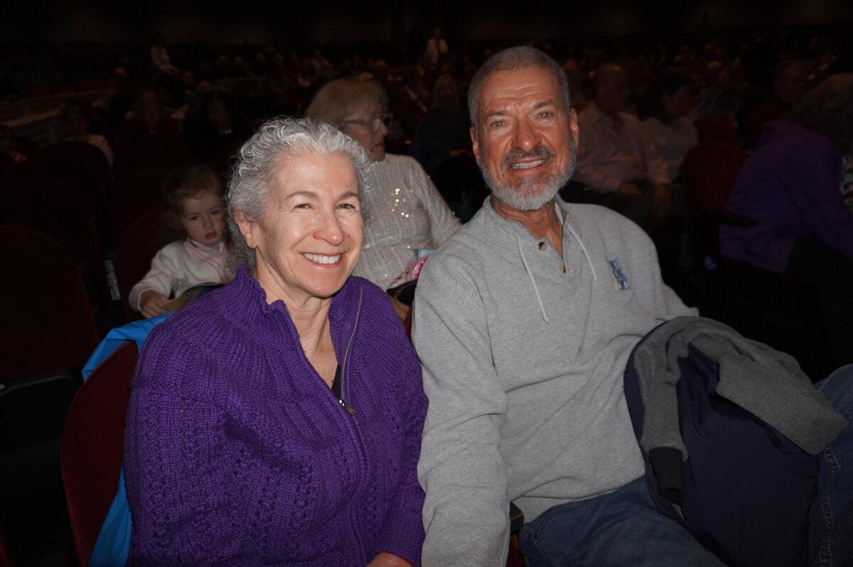 Eileen McDonald and Tony Altieri enjoyed Shen Yun Performing Arts at the Merrill Auditorium in Portland, Maine, on April 19. (Lily Yu/The Epoch Times)