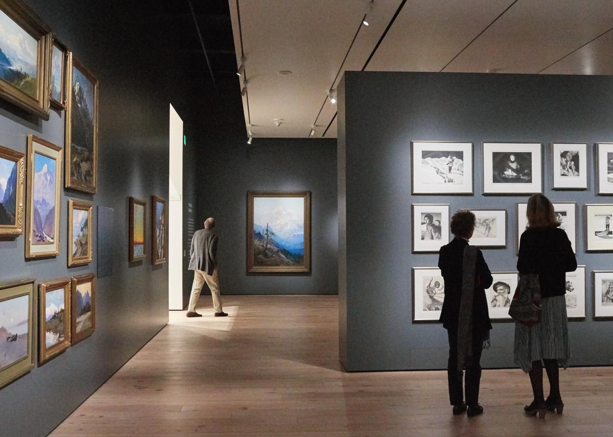 "Art of the North" exhibition at the Anchorage Museum features 19th-and 20th-century artworks from romantic landscape painters, including Sydney Laurence. (Oscar Avellaneda-Cruz)