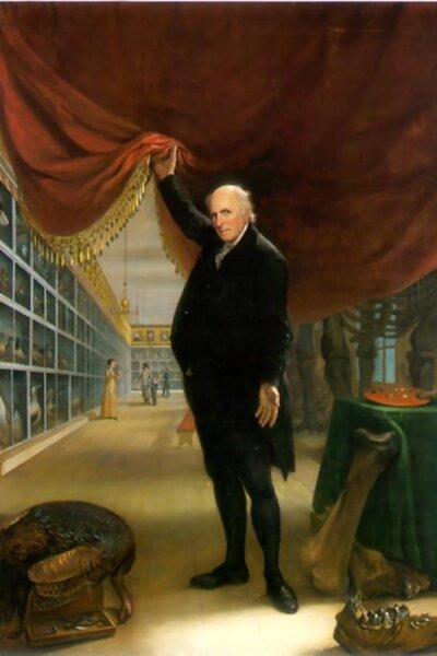 "The Artist in His Museum," 1822, by Charles Wilson Peale. Pennsylvania Academy of the Fine Arts in Philadelphia. (Public Domain)