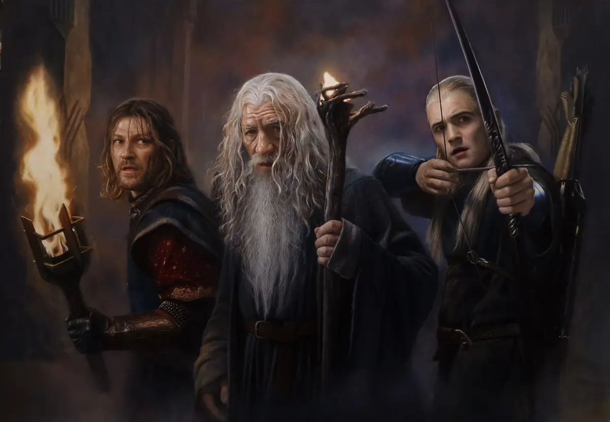 Lord of the Rings Meets the Master of Pastel Painting