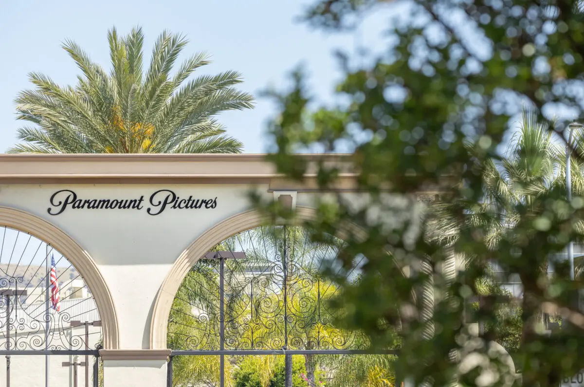 Paramount Pictures Studios in Los Angeles on April 28, 2026. (John Fredricks/The Epoch Times)