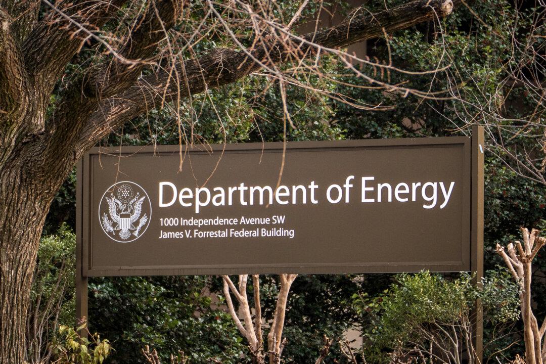 The Department of Energy in Washington on Feb. 17, 2026. On March 12, the department announced a $1.9 billion investment in “urgently needed upgrades.” (Madalina Kilroy/The Epoch Times)