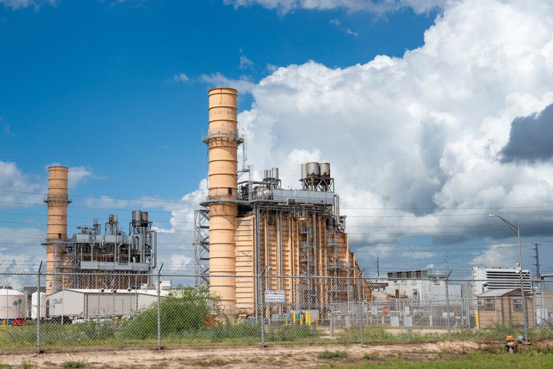 Magic Valley electricity generating station in McAllen, Texas, on Oct. 9, 2025. As rising electricity demand drives utilities and policymakers to invest in modernizing the aging power grid, a critical bottleneck has emerged: a years-long transformer shortage that is slowing upgrades. (Samira Bouaou/The Epoch Times)