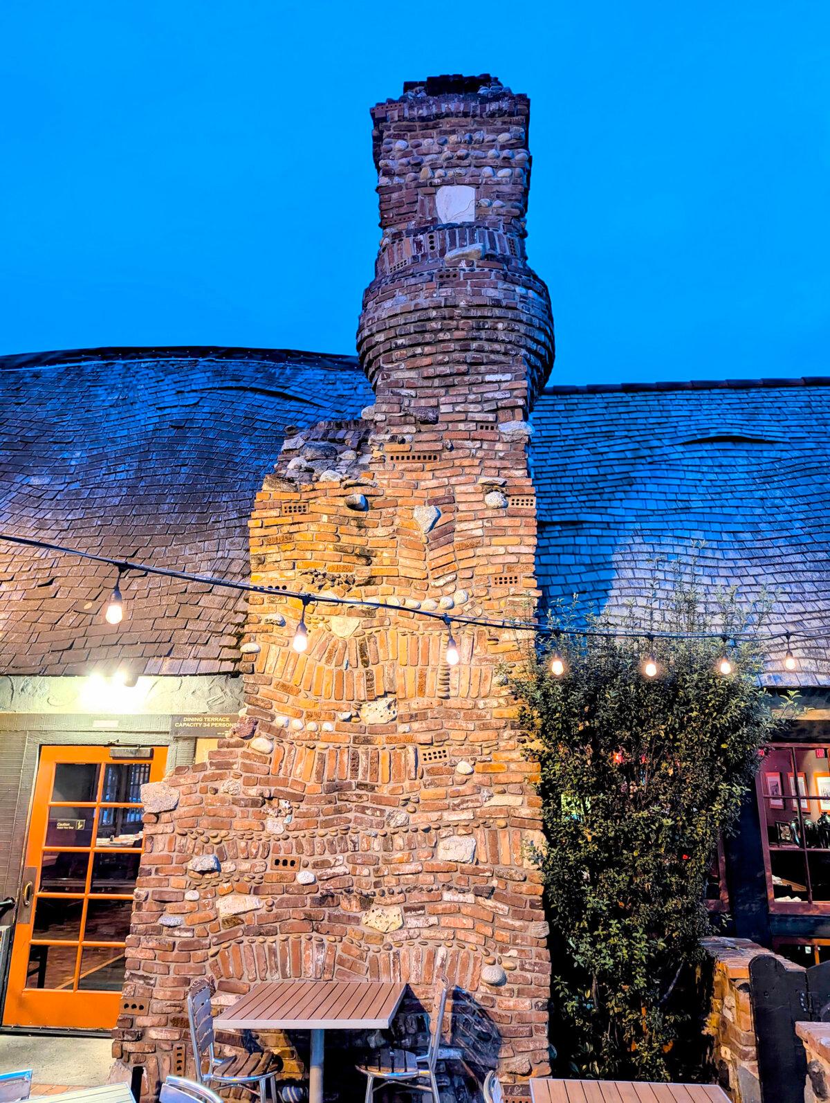 This is a unique chimney built by a creative, artistic mason. While it looks like it should be in a fairy tale, it can be a very safe chimney for wood-burning fires. (Tim Carter/Tribune Content Agency/TNS)
