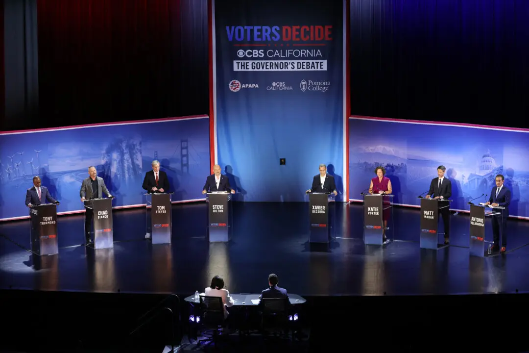 8 Candidates Lock Horns as California Governor’s Debate Focuses on High Cost of Living