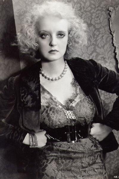 Mildred (Bette Davis), in "Of Human Bondage." (Public Domain)