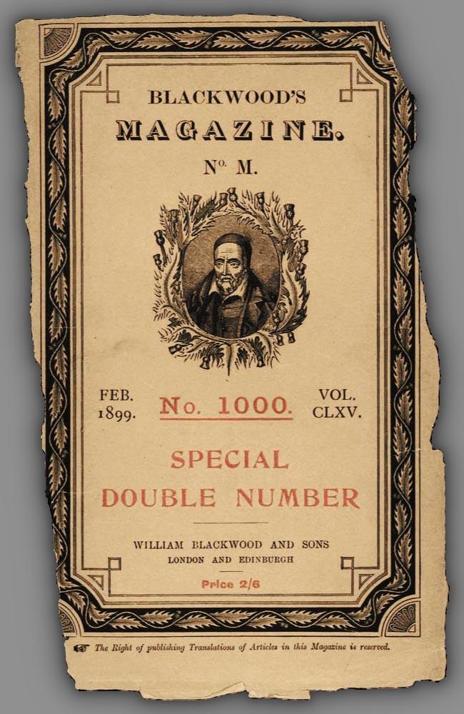 "Heart of Darkness" was first serialized in Blackwood's Magazine in 1899. (Public Domain)