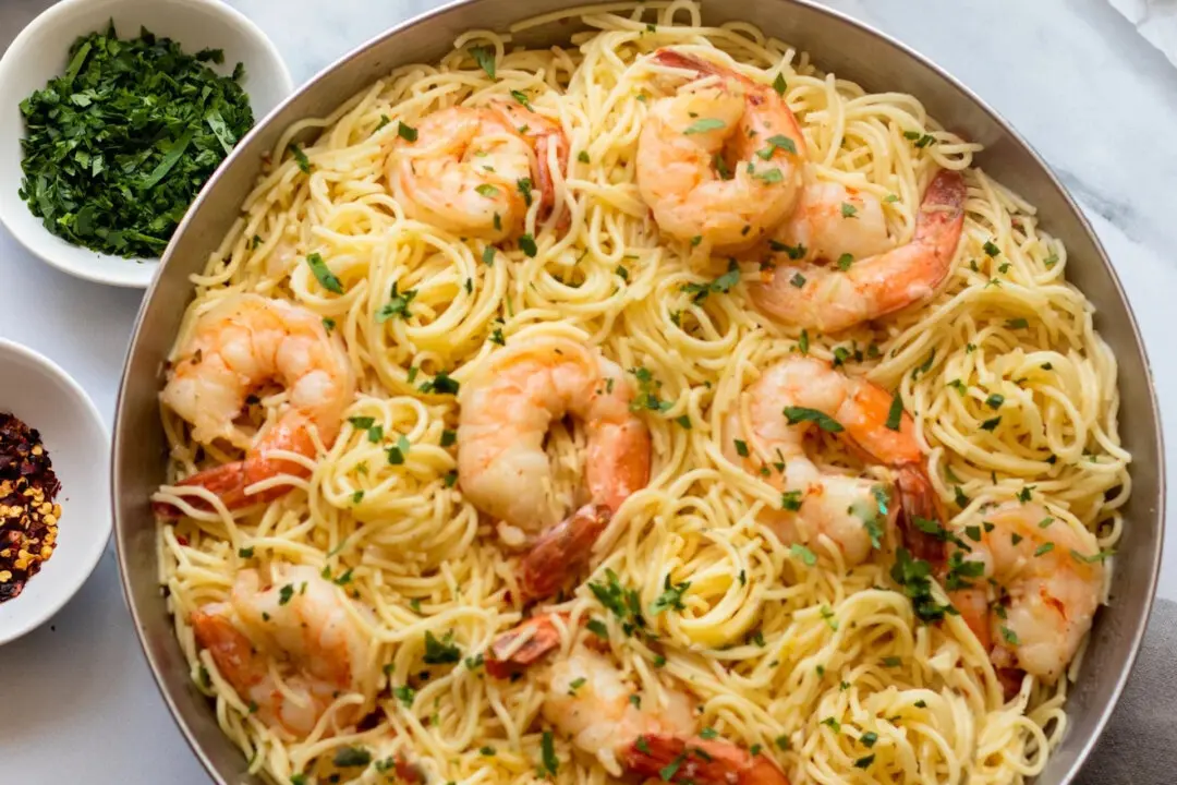Shrimp Scampi With Pasta