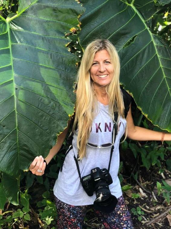 Fabris in Hawaii. (Courtesy Manuela Fabris.)