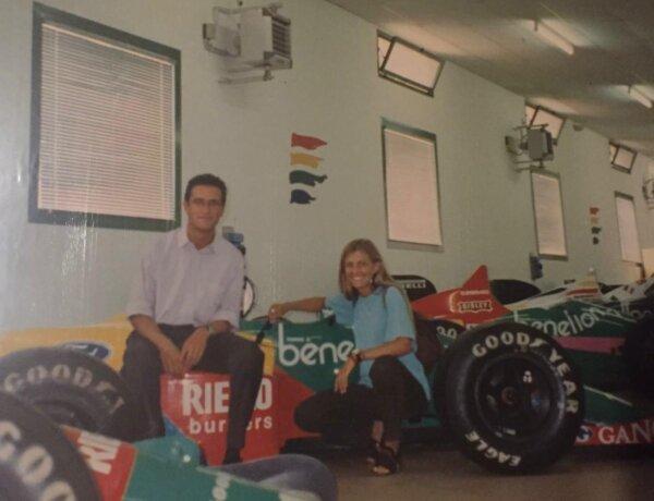 Fabris also helped design Benetton's Formula 1 race collection. (Courtesy of Manula Fabris)