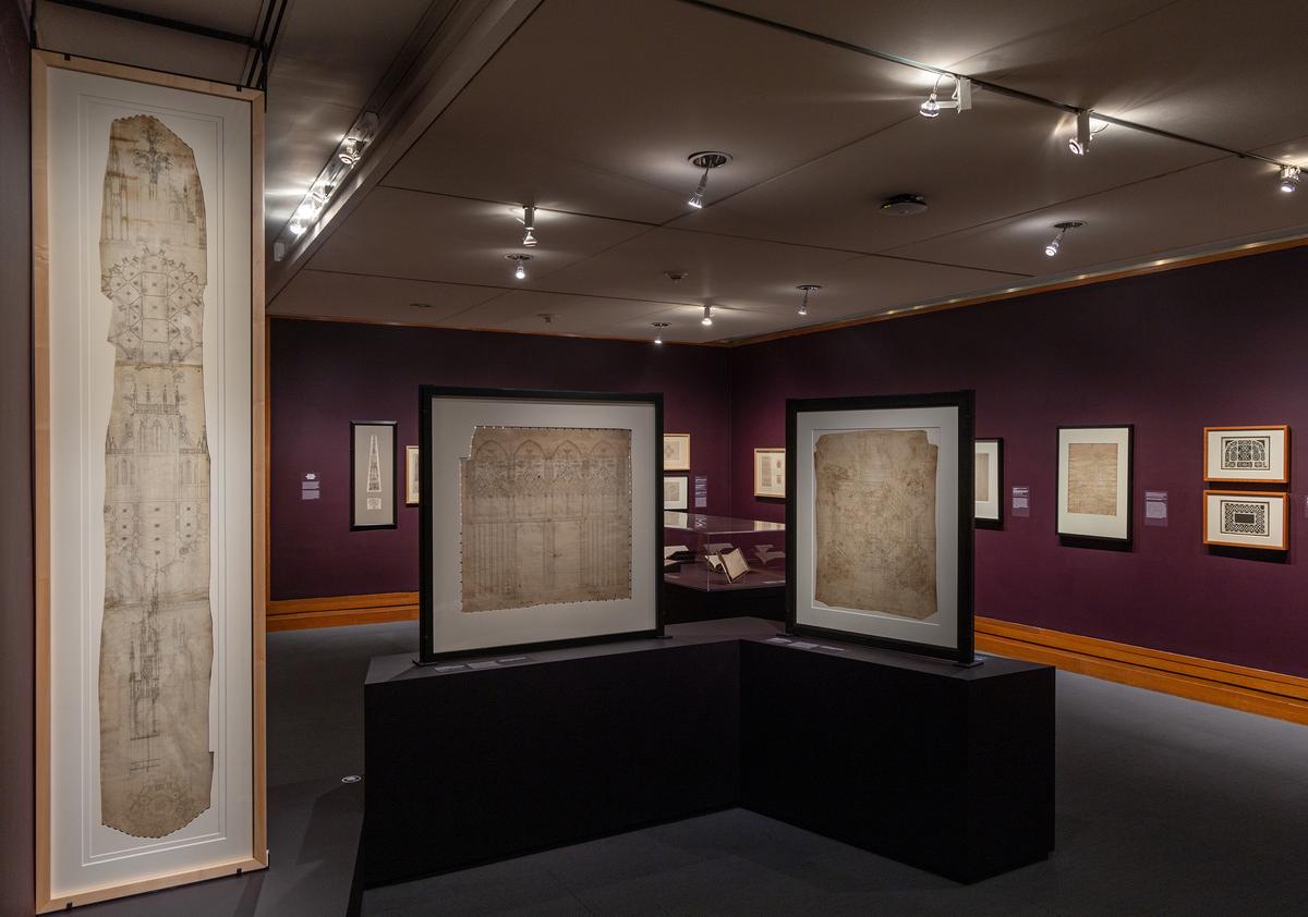 Installation view of "Gothic by Design" at the Metropolitan Museum of Art. (Courtesy of The Met, New York City)