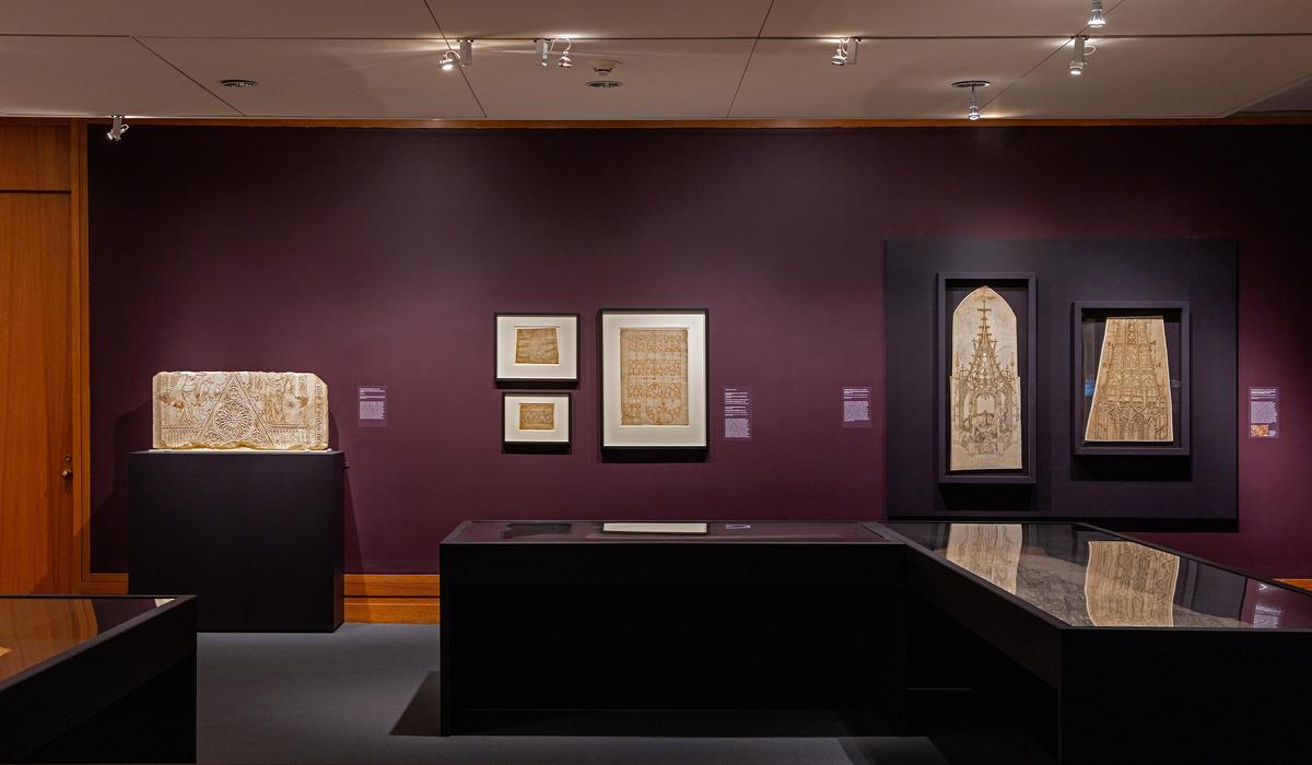 Installation view of "Gothic by Design" at The Met. (Courtesy of the Metropolitan Museum of Art, New York City)