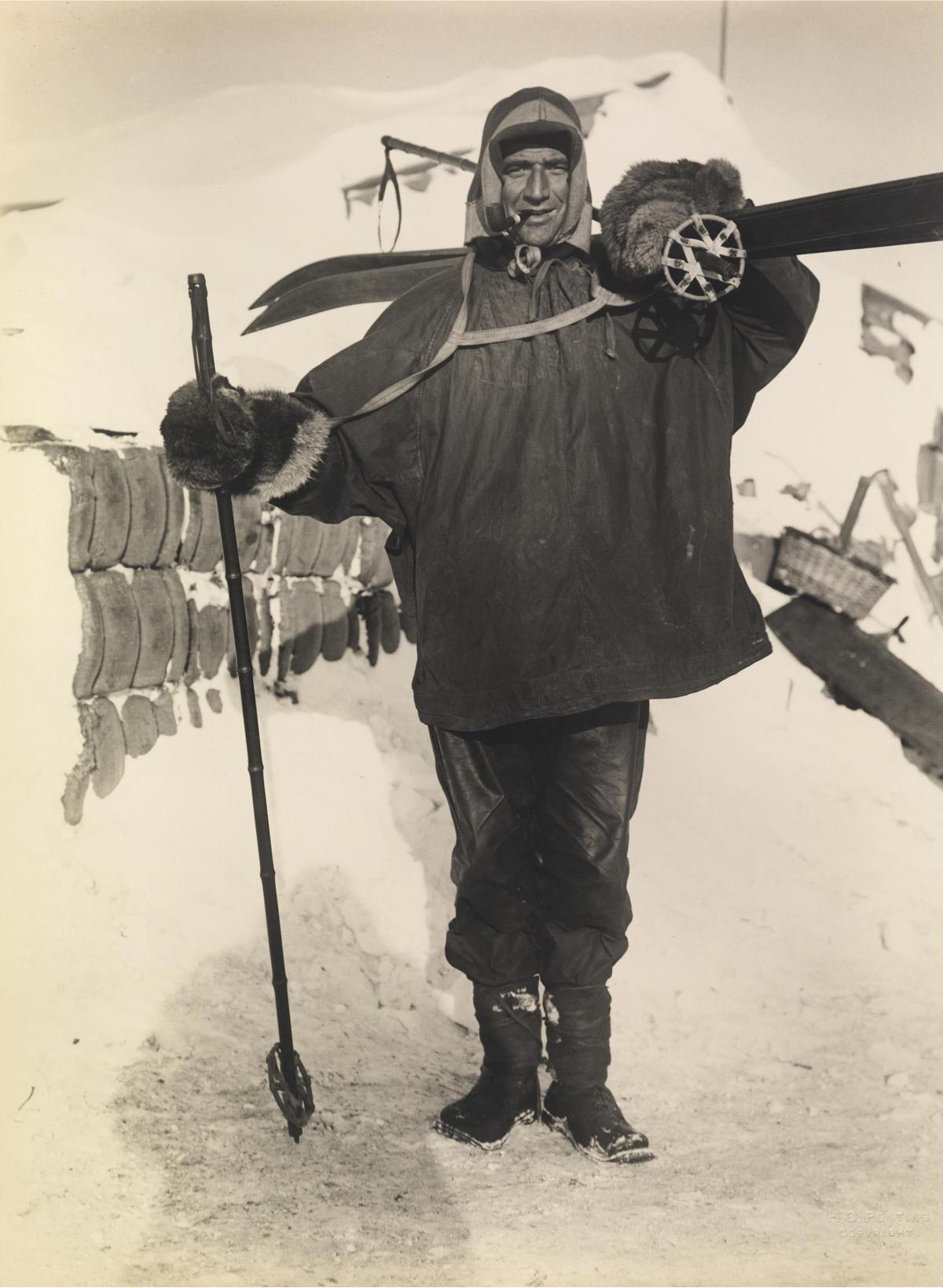 Tom Crean during Robert Falcon Scott's Antarctic Expedition, circa 1911. (Public domain)