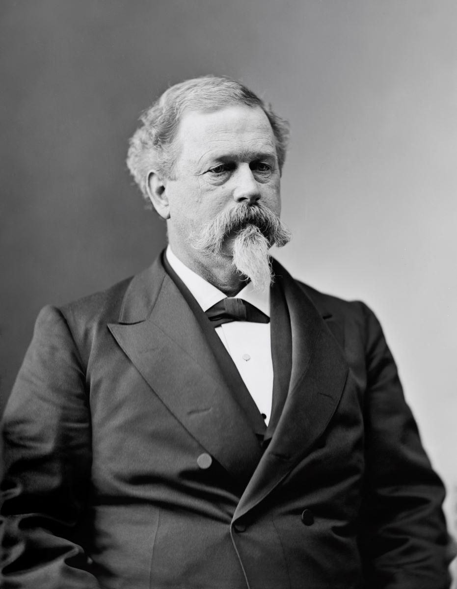Joseph Roswell Hawley, president of the U.S. Centennial Commission. Library of Congress. (Public Domain)