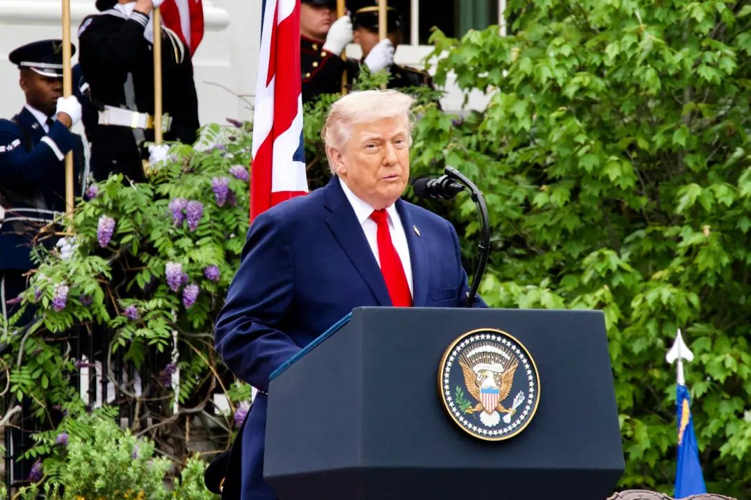 Trump Delivers Remarks at Rose Garden