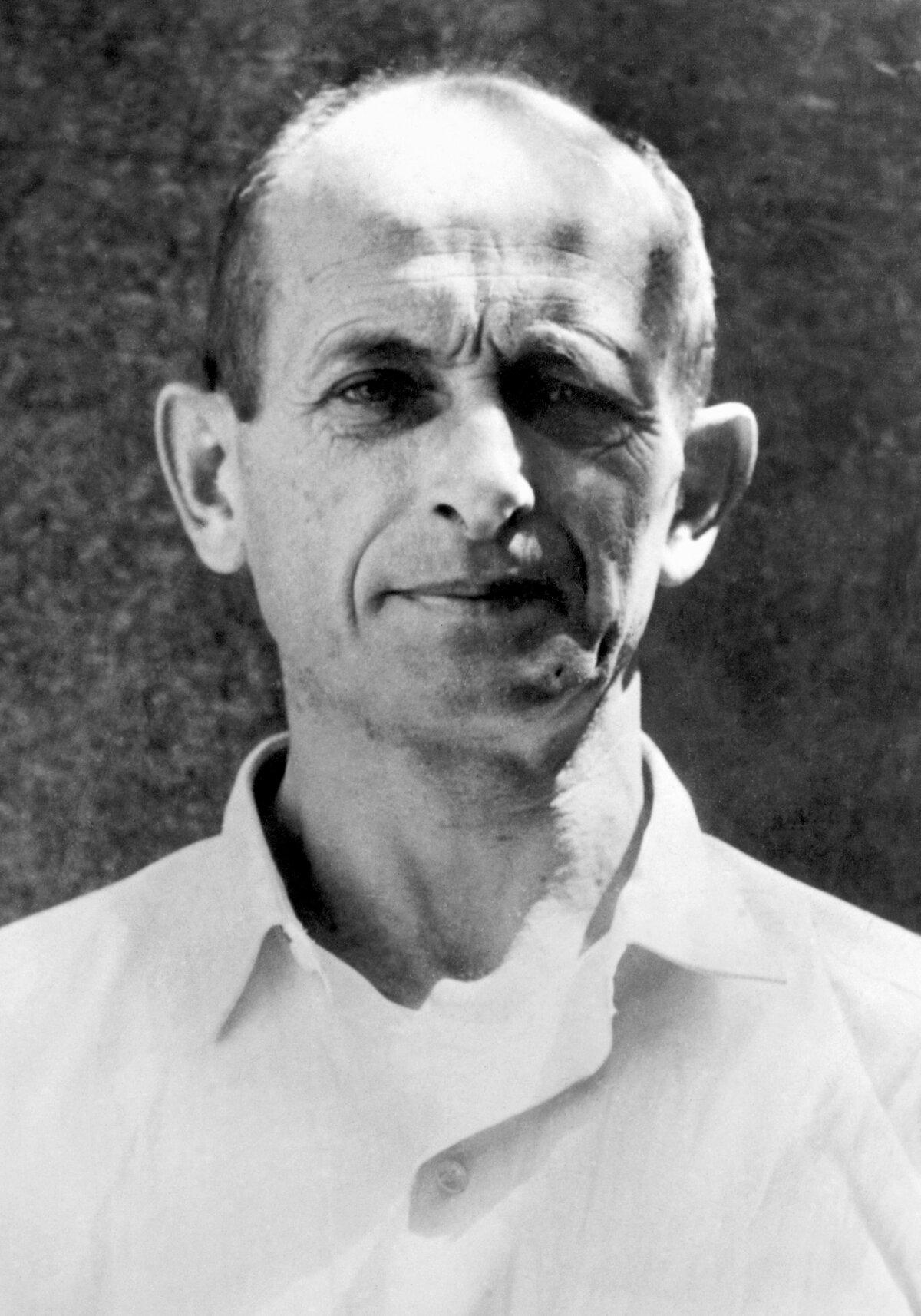 阿道夫‧艾希曼(Adolf Eichmann)的未註明日期肖像。這位前納粹黨衛軍領導人於1962年被處決。(AFP via Getty Images)