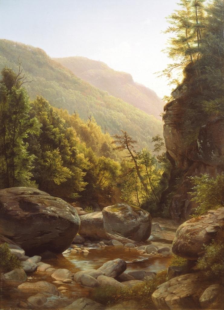 “Kaaterskill Clove,” 1858, by Harriet Cany Peale. (Public Domain)