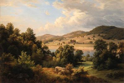 “Braddock's Field,” 1855, by Harriet Cany Peale. (Public Domain)