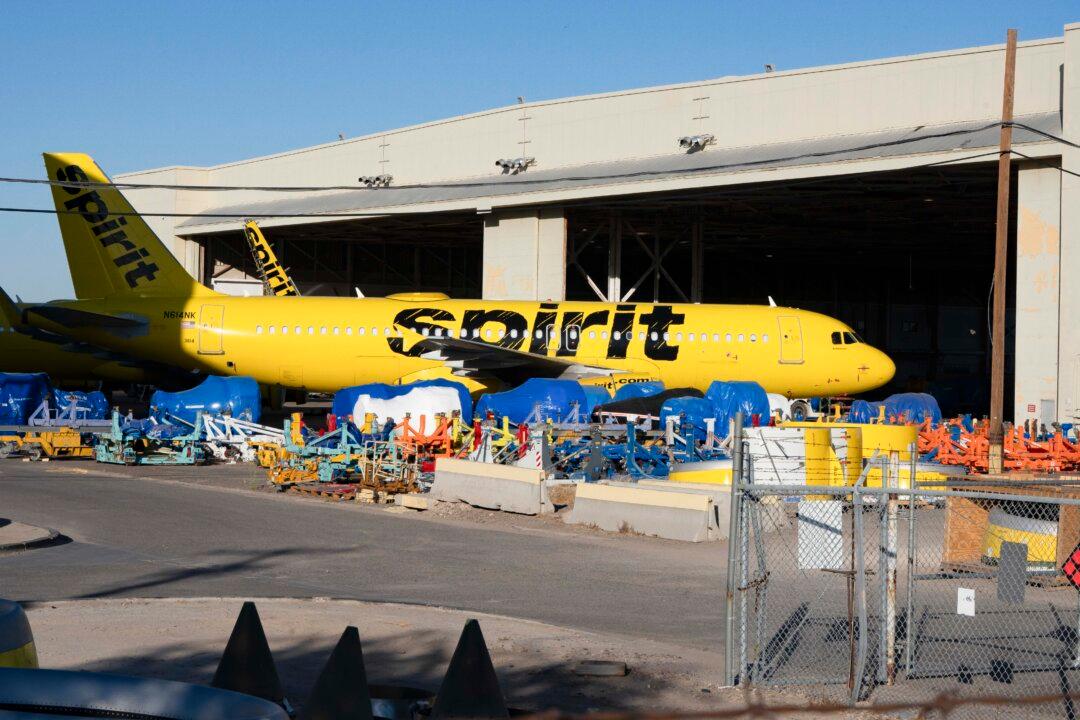 GOODYEAR, ARIZONA - MAY 8: Spirit Airlines planes sit parked at the Phoenix Goodyear Airport on May 8, 2026 in Goodyear, Arizona. The budget airline ceased all operations on May 2, 2026. (Photo by Rebecca Noble/Getty Images)