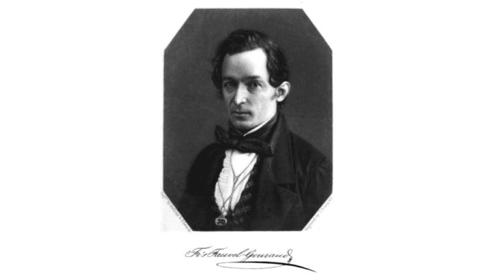François Gouraud, father of George Gouraud, 1845. (Public Domain)