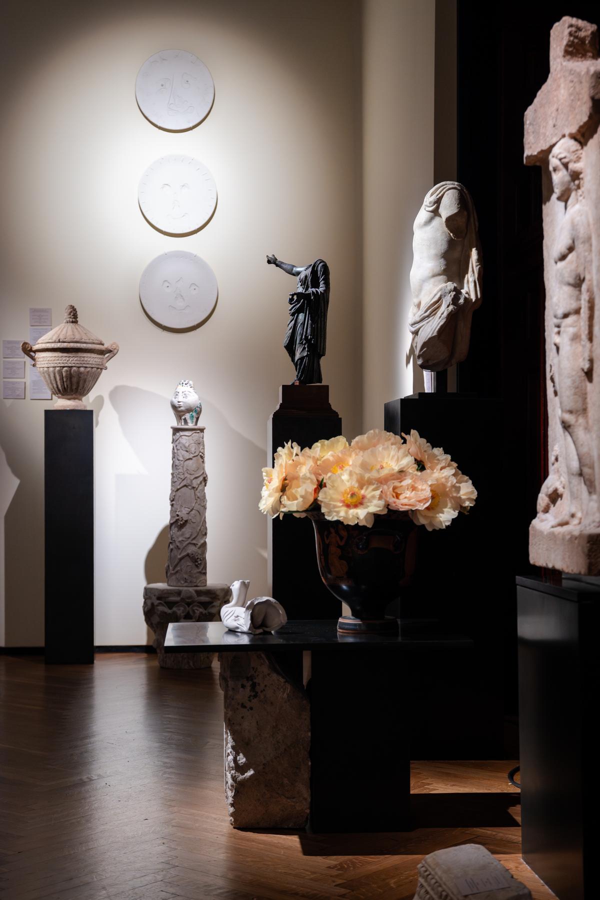 Galerie Chenel, a family-run gallery in Paris, showcases Roman and Greek artifacts at the 2026 TEFAF in New York City. (Courtesy of TEFAF New York)