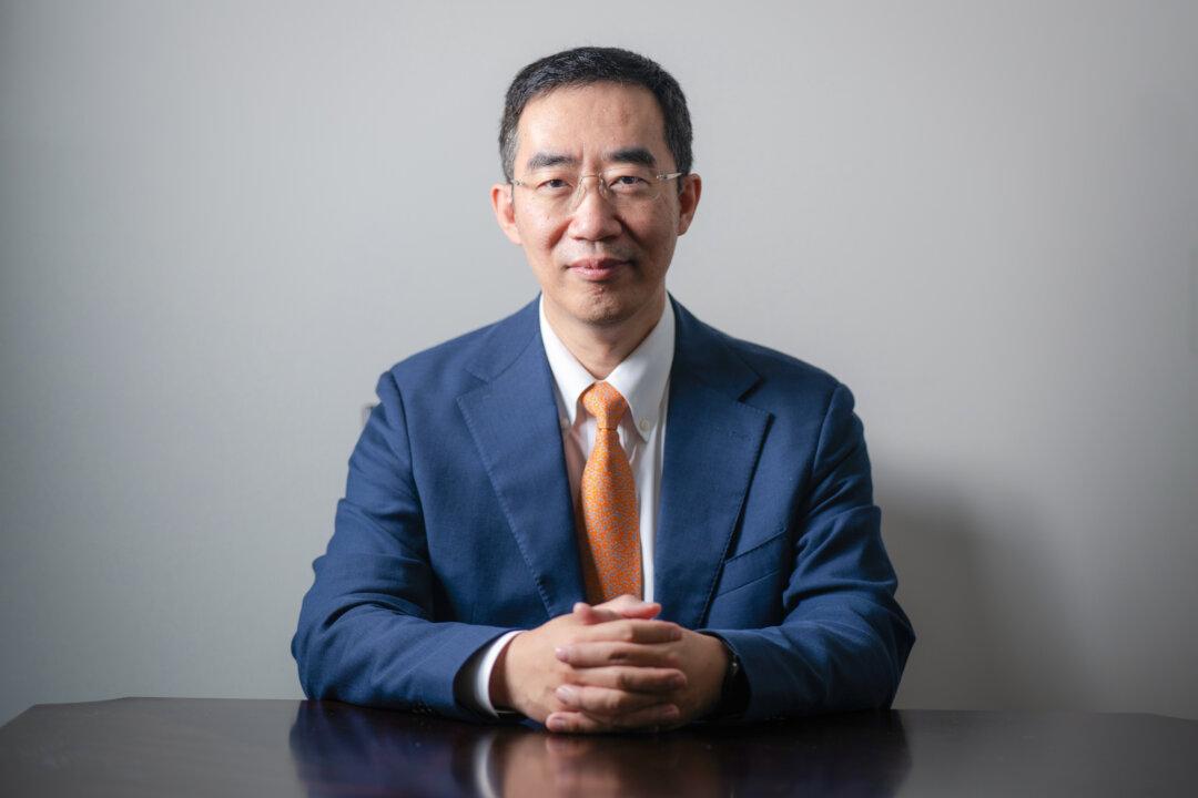 Zhang Tianliang, professor at Fei Tian College, in Cuddebackville, N.Y., on May 10, 2026. (Samira Bouaou/The Epoch Times)