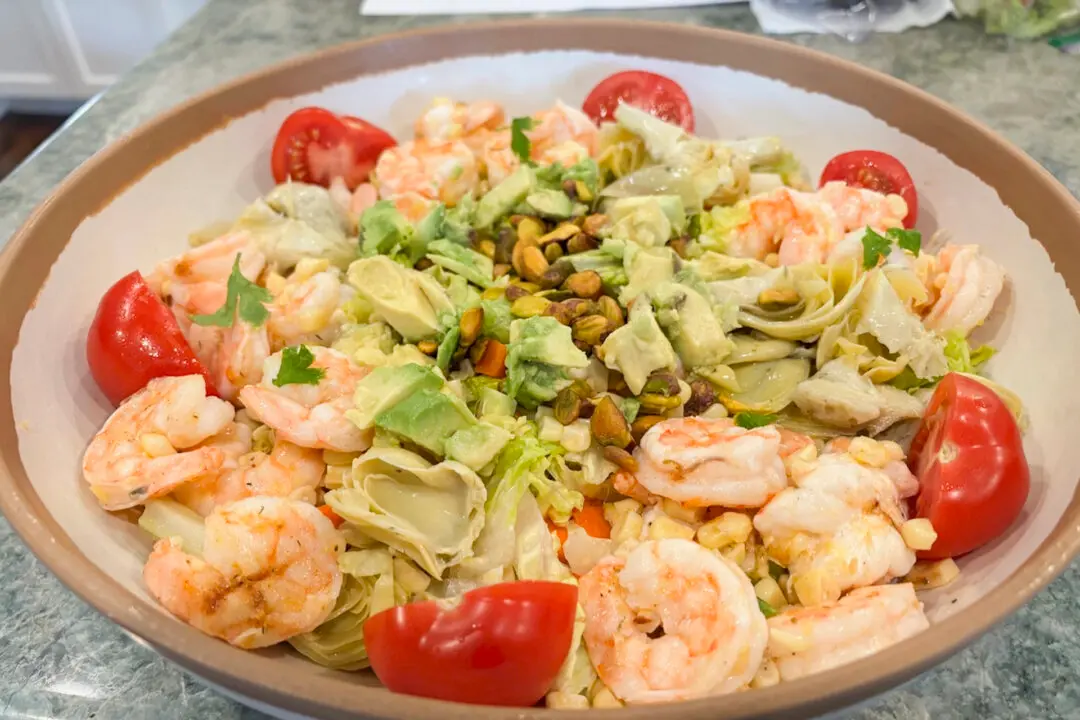 Roasted Shrimp and Corn Salad, a Colorful Prelude to Summer