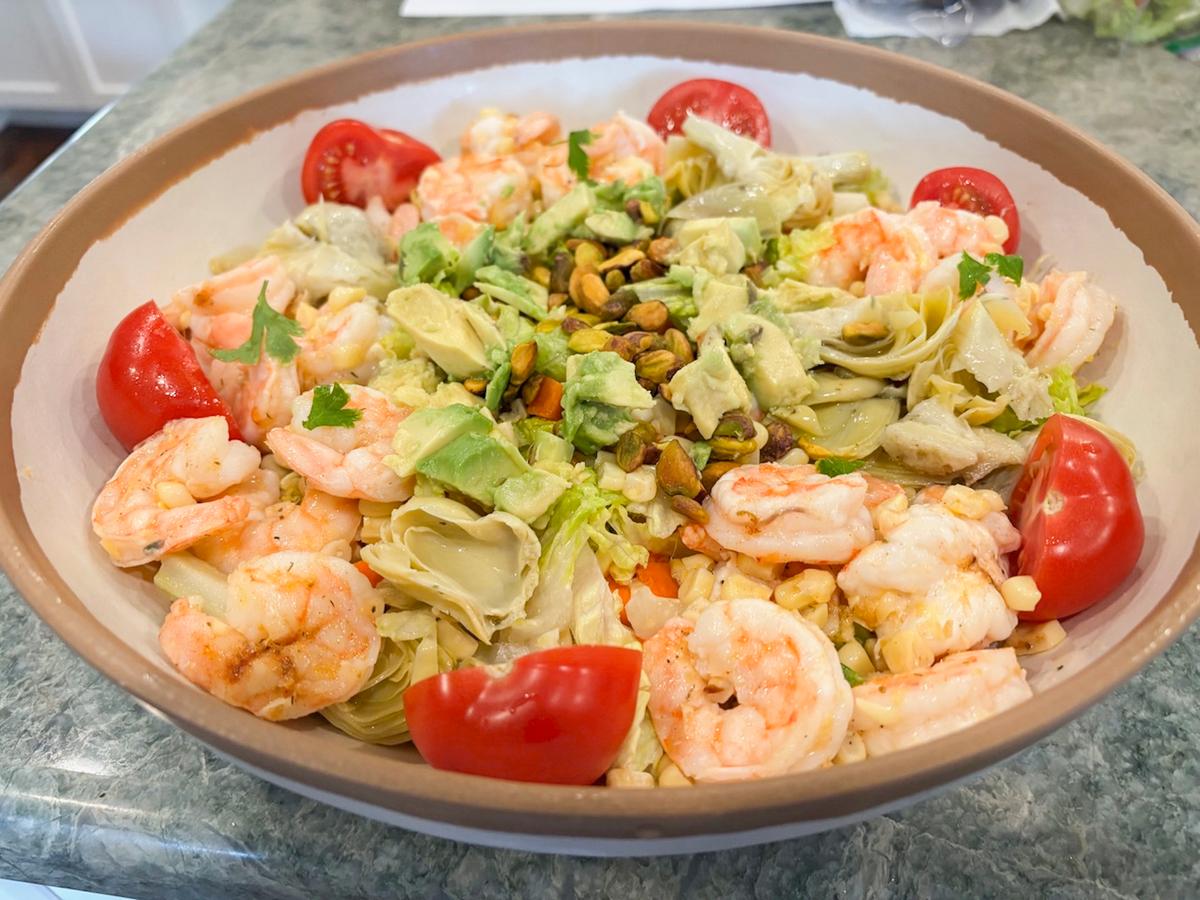 Roasted Shrimp and Corn Salad, a Colorful Prelude to Summer