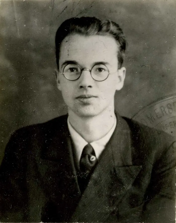Klaus Fuchs, arguably the most important of the identified "atomic spies" for his extensive access to high-level scientific data and his ability to make sense of it through his technical training. In 1950, he admitted to spying for the Russians since 1942 and passing on details of British and American nuclear technology. (Public Domain)