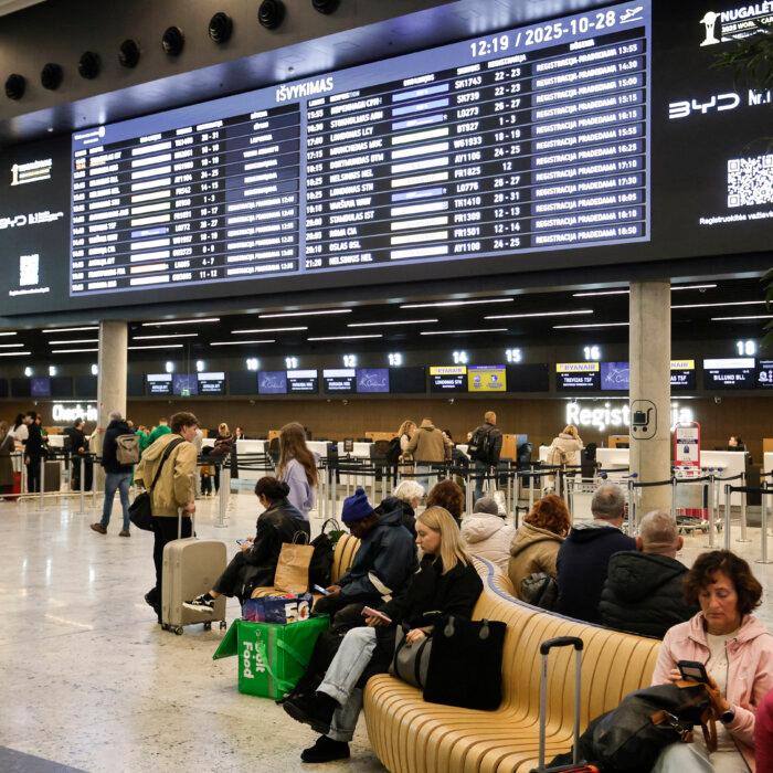 Lithuanian Capital City Suspends Flights Due to Drone Warning