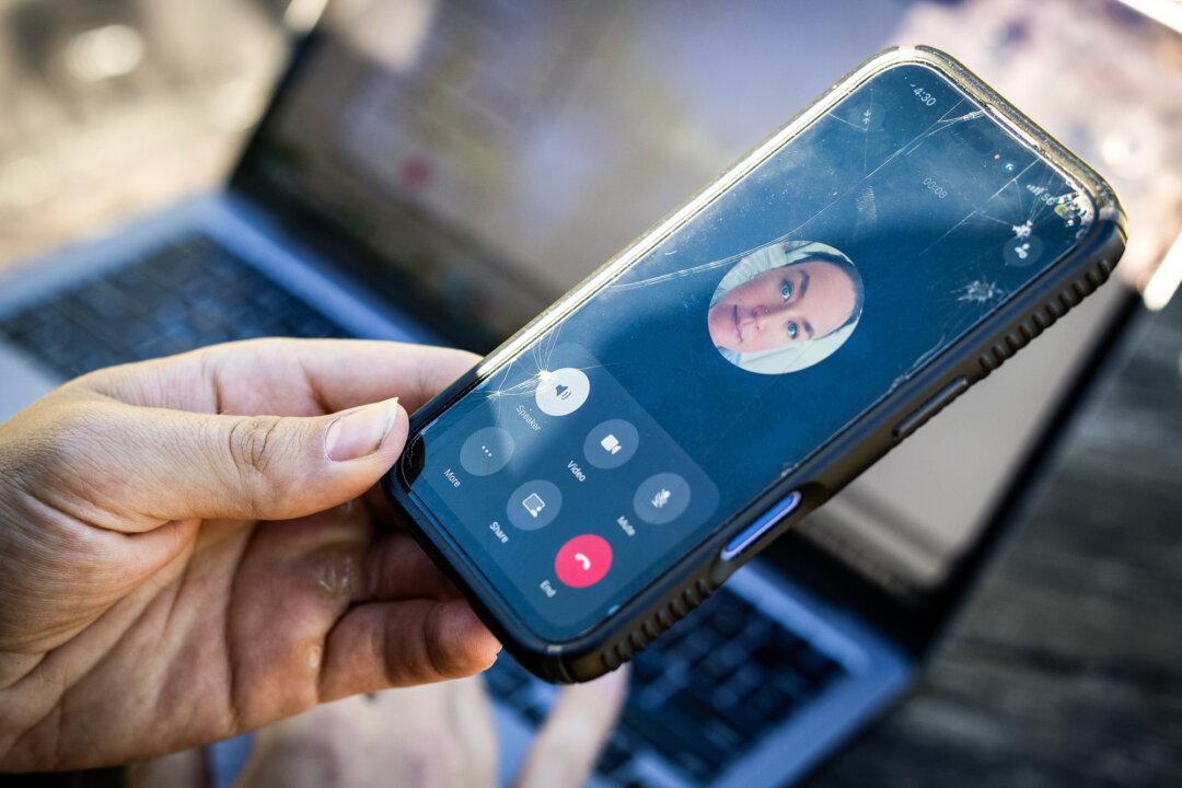 Greenlandic mother Qupalu Nuku Platou speaks with The Epoch Times by phone in Copenhagen, Denmark, on April 23, 2026. Platou, who lost children during the era of the parenting test, is still seeking custody of her twin boys after roughly a decade. (John Fredricks/The Epoch Times)
