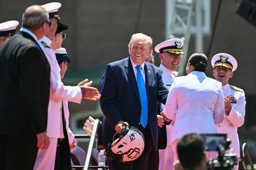 Trump Delivers Commencement Address at Coast Guard Academy