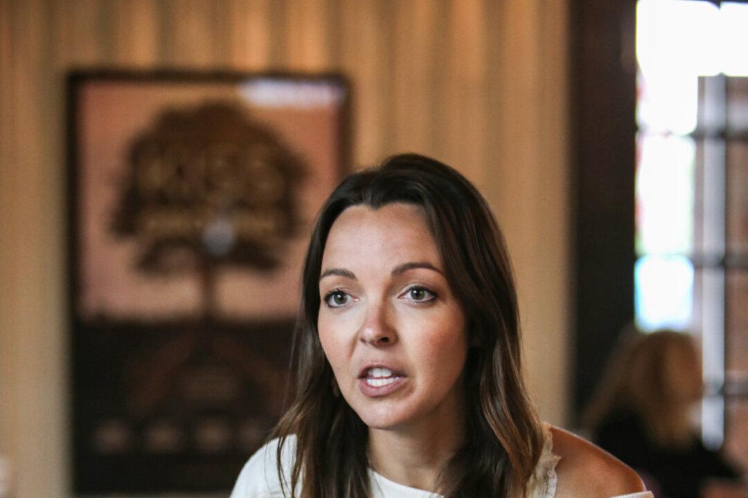 Ann Bennett, a holistic health expert, at Sovereignty Ranch in Bandera, Texas, on May 1, 2026. Bennett said her family’s health improved after switching to a diet with raw milk and without seed oils or ultra-processed foods. (Bobby Sanchez for The Epoch Times)