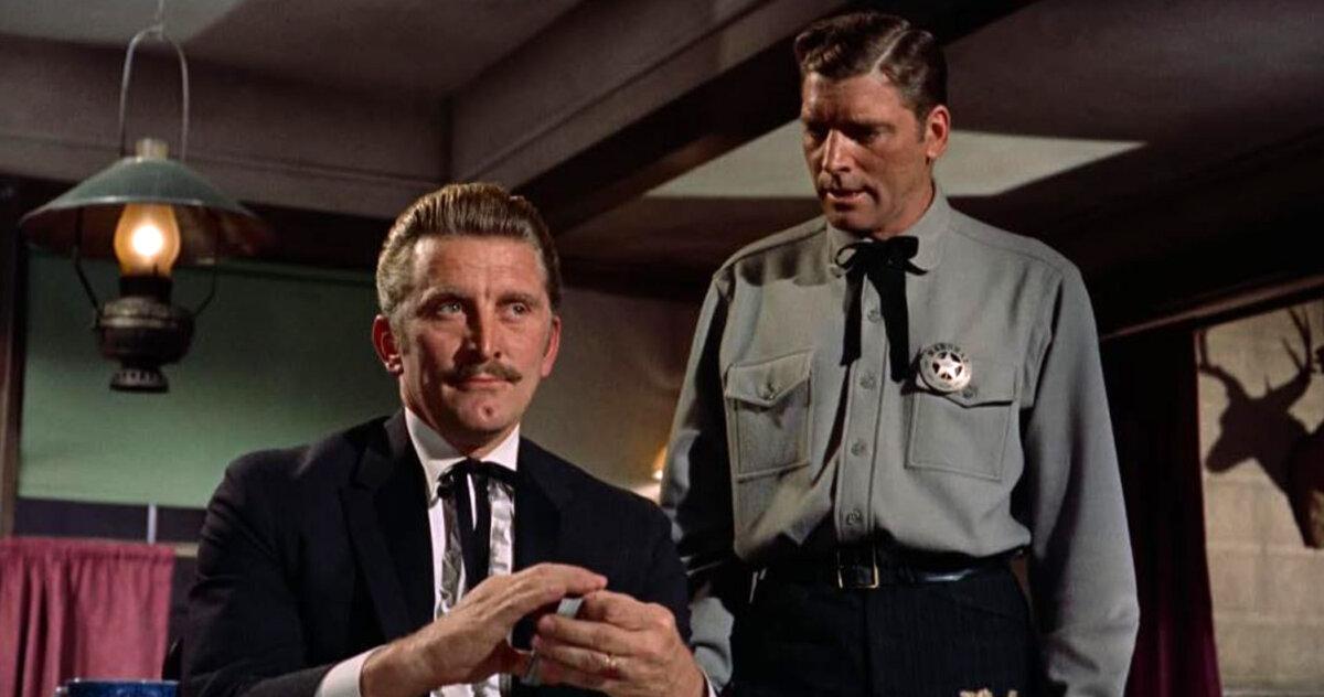 The Legendary duo Doc Holliday (Kirk Douglas, L) and Wyatt Earp (Burt Lancaster), in “Gunfight at the O.K. Corral.” (Paramount Pictures)