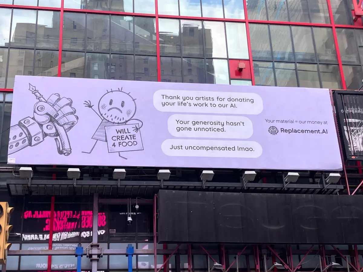 Two Billboards in New York Capture the Conflict of Our Time