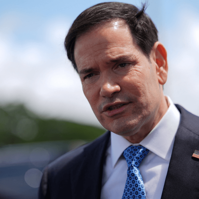Rubio Holds Press Gaggle
