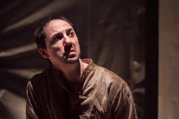 Clifton Frei as Rashkolnikov in TUTA Theatre's "Crime and Punishment." (Logan and Candice Conner, Oomphotography)