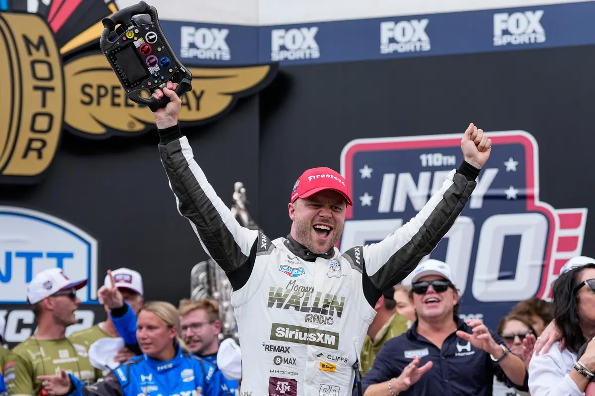 Late Pass Sends Felix Rosenqvist Past David Malukas for Closest Indianapolis 500 Win in History